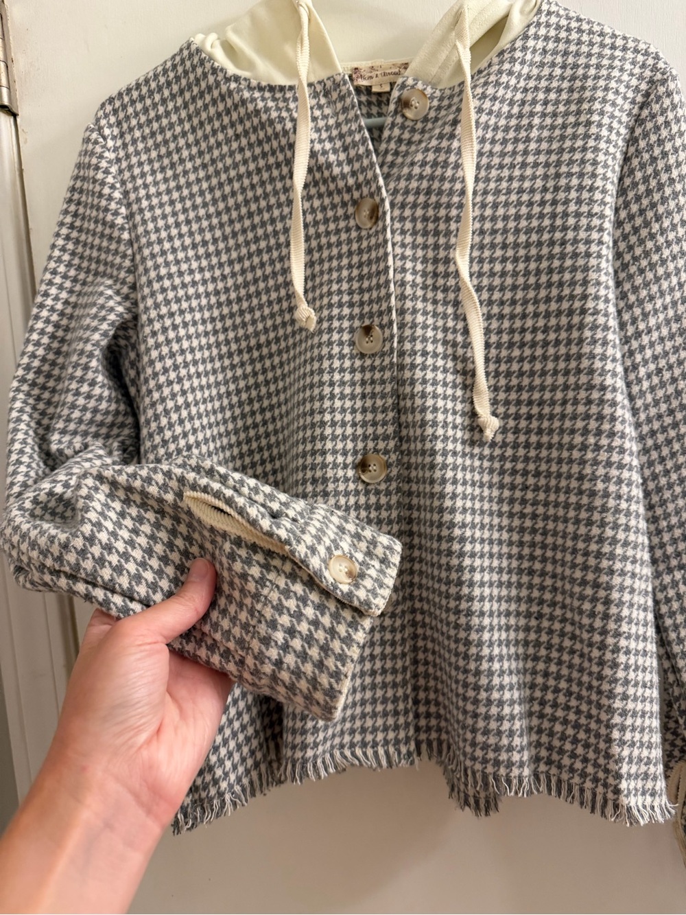 Hem & Thread houndstooth jacket - Picture 2 of 6